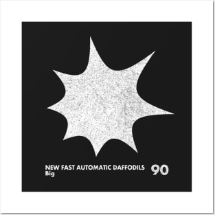 New Fast Automatic Daffoldils / Minimal Graphic Design Tribute Posters and Art